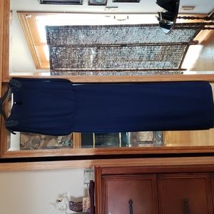 Evening Dress Navy Blue size 12 One of a Kind